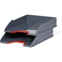 Zestaw półek na dokumenty DURABLE Varicolor 2szt. czerwony