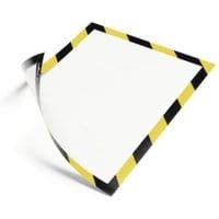 Ramka samoprzylepna magnetyczna DURABLE Duraframe A4 żółto-czarna 5szt.