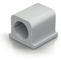 Samoprzylepny klips na 2 kable DURABLE CAVOLINE CLIP PRO większy przekrój, 4 sztuki szary