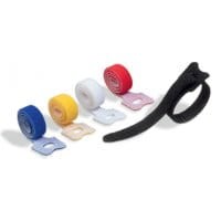 Opaska rzep do spinania kabli DURABLE CAVOLINE GRIP TIE 200 mm x 10 mm, 5 sztuk, 5 kolorów