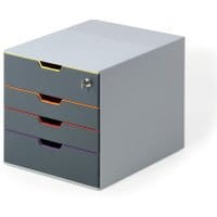 Pojemnik DURABLE VARICOLOR SAFE z 4 szufladkami