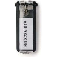 Zawieszki na klucze DURABLE Key Klip czarny 6szt.