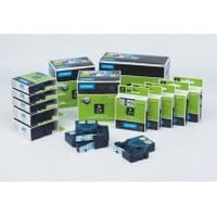 Taśma DYMO 45800 19mmx7m czarno-transparentna