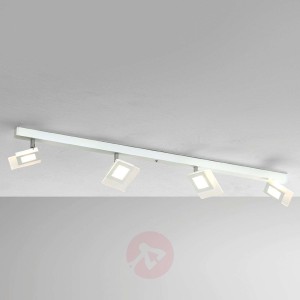 4-punktowa lampa sufitowa LED Line, biała
