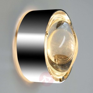 Mała lampa ścienna PUK ONE, chrom