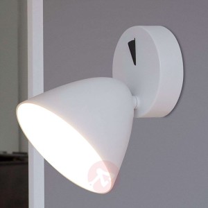 Lampa ścienna Flash z diodami LED, biała