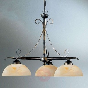 Lampa wisząca Dana w stylu wiejskiego domu, 3-pkt.