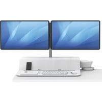 Stanowisko do pracy FELLOWES Sit-Stand Lotus™ RT - białe na 2 monitory