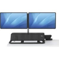 Stanowisko do pracy FELLOWES Sit-Stand Lotus™ RT - czarne na 2 monitory