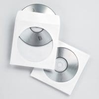 Koperty z okienkiem FELLOWES na płyty CD/DVD 50 sztuk