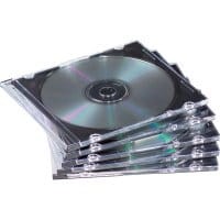 Pudełka FELLOWES Slimline na płyty CD/DVD 25 sztuk