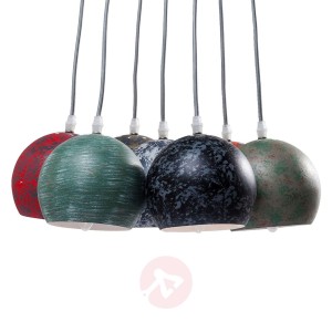 Calotta Antico – lampa wisząca, 7-punktowa