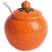 Cukierniczka z pokrywką i łyżeczką Orange