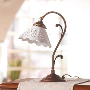 Kunsztownie wykonana lampa stołowa Semino