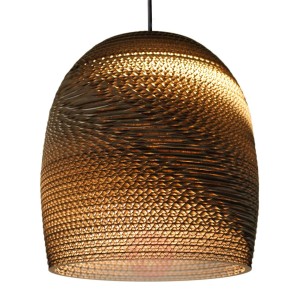 Ekologiczna kartonowa lampa wisząca Bell