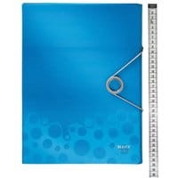 Teczka z gumką LEITZ Bebop A4 30mm niebieska