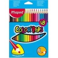 Kradki Maped Colorpeps trójkątne 18szt.