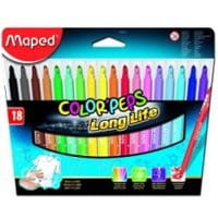 Flamastry Maped Colopeps trójkątne 18 kolorów