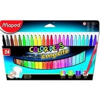 Flamastry Maped Colopeps trójkątne 24 kolory