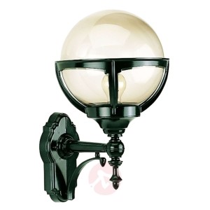 Piękna lampa ścienna zewnętrzna Bali, zielona