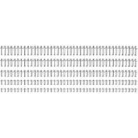 Grzbiety do bindowania drutowe OPUS O.Wire 9,5mm czarne 100szt.