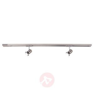 1-fazowy system szynowy LED Radmir, 6pkt., nikiel