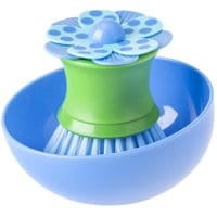 Szczotka do naczyń z podstawką Lola Flor Blue