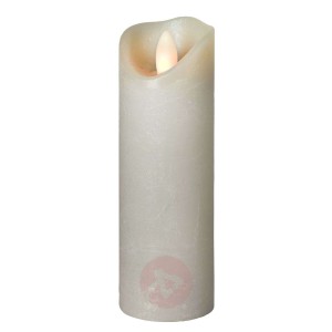 Świeca LED Shine, Ø 5 cm, szara, 17,5 cm