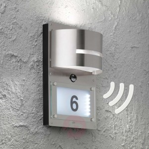 Marvel - lampa z numerem domu i czujnikiem ruchu