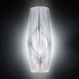Transparentna designerska lampa ścienna LED MIRAGE