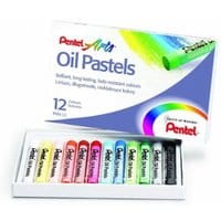 Kredki pastele olejne PENTEL 12 kolorów