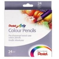 Kredki ołówkowe Pentel 24 kolory