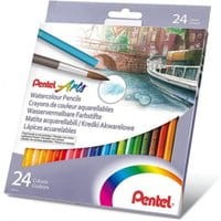 Kredki akwarelowe Pentel 24 kolory
