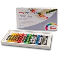 Kredki pastele do tkanin Pentel 15 kolorów
