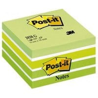 Kostka samoprzylepna Post-it 76x76mm niebiesko-zielona