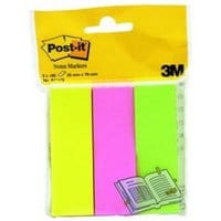 Zakładki indeksujące 3M Post-It 3 bloczki 26x76mm 3 kolory