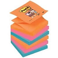 Bloczek samoprzylepny Post-it Z-Notes kolory promienne 6szt.