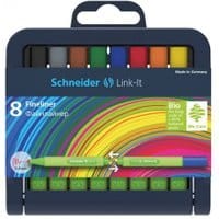 Cienkopis Schneider Link-it 8 kolorów na stojaku