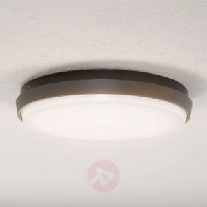 Prosta lampa sufitowa LED Amra, zewnętrzna