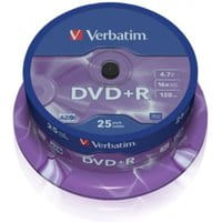 Płyta DVD+R VERBATIM 4,7GB/120min cake 25szt.