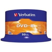 Płyta DVD-R VERBATIM 4,7GB/120min cake 50szt.