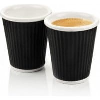 Kubek porcelanowy CEP TAKE A BREAK 180ml czarny 2szt.