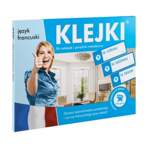 NAKLEJKI edukacyjne do nauki języka - francuski