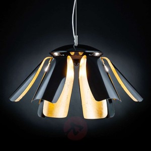 Lampa wisząca TROPIC ze złotem płatkowym