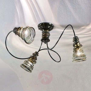 Lampa wisząca FASCIATA z plecionym kloszem