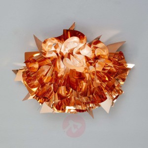 Piękna lampa sufitowa VELI w miedzianym kolorze