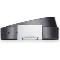 Pasek męski - Grafitowy, Oryginalna Klamra