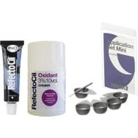RefectoCil Henna 2 Blue-Black 15ml + RefectoCil Oxidant 3% Cream 100ml + Refectocil Application Set Mini