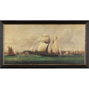 Obraz Sailing Ships 56x109cm