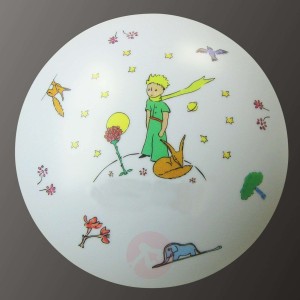 Pięknie ozdobiona lampa sufitowa Mały Książę
